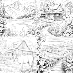 Country Life Coloring Book - CraftNest - Digital Crafting and Art