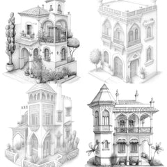 Moroccan Tiny House Coloring Book - CraftNest - Digital Crafting and Art