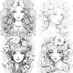 Little Princess Coloring Book - CraftNest - Digital Crafting and Art