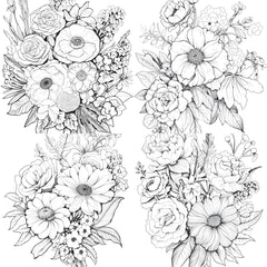 Flower Coloring Book 2 - CraftNest - Digital Crafting and Art