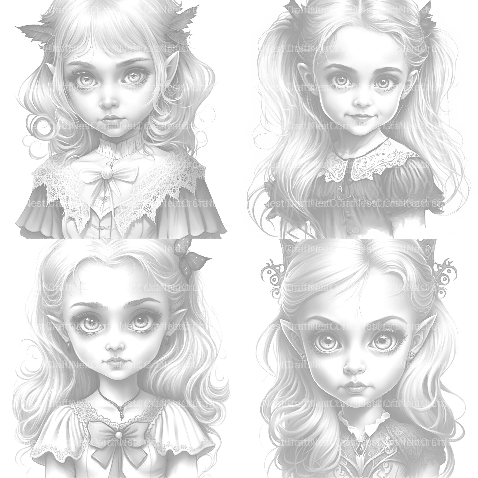 Little Witch Coloring Book - CraftNest - Digital Crafting and Art