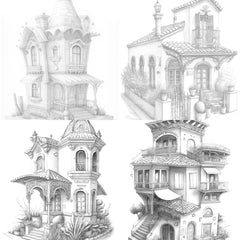 Chile Tiny House Coloring Book 1 - CraftNest - Digital Crafting and Art