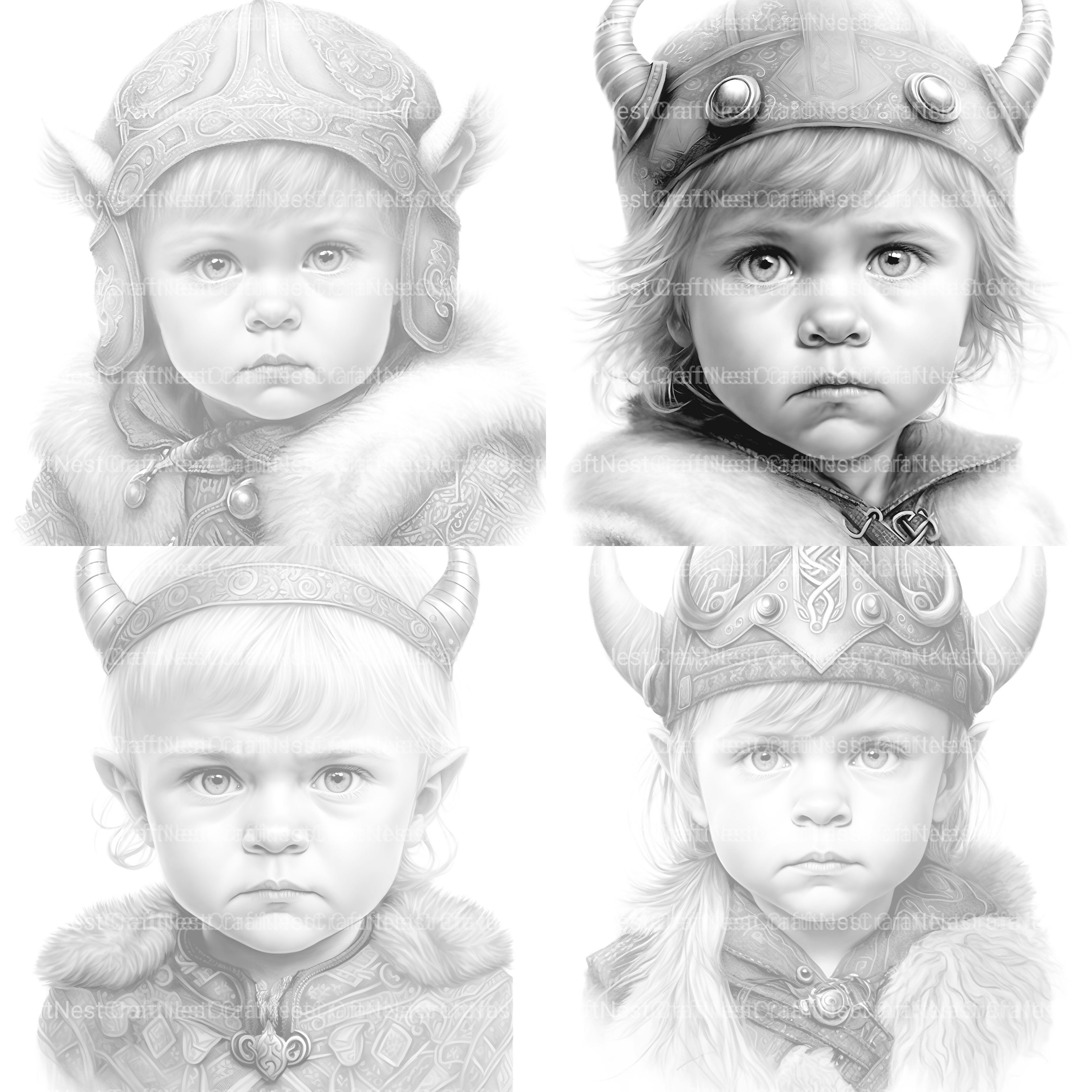 Winter Girl Coloring Book 2 - CraftNest - Digital Crafting and Art