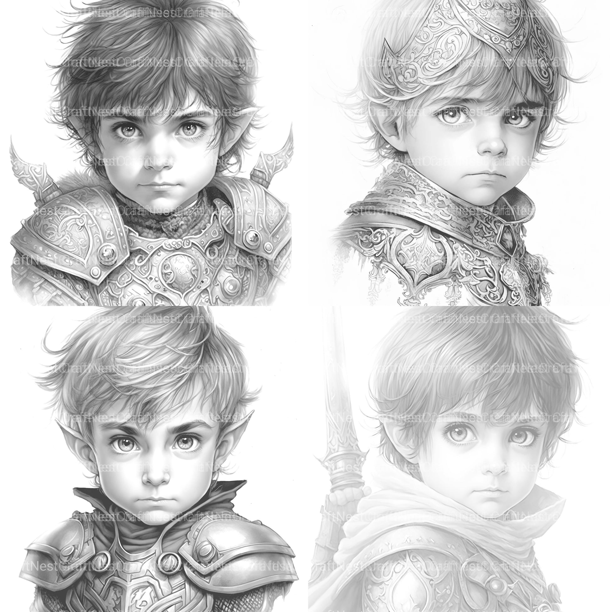 Steampunk Boy Coloring Book - CraftNest - Digital Crafting and Art