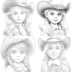 Flower Girl Coloring Book 2 - CraftNest - Digital Crafting and Art