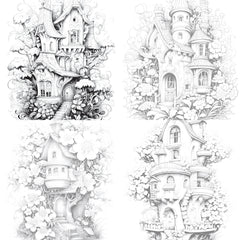 Blooming House Coloring Book - CraftNest - Digital Crafting and Art