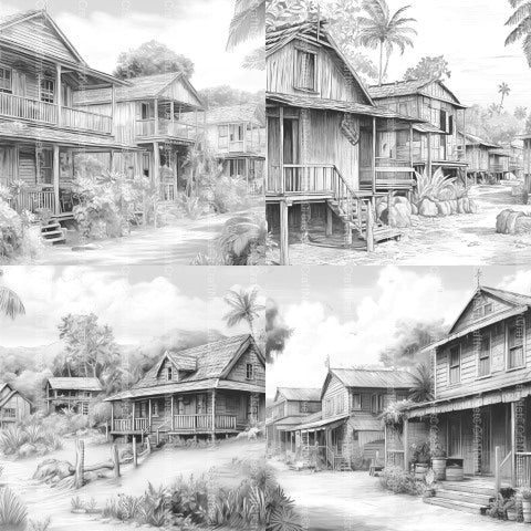 Hawaii Coloring Book - CraftNest - Digital Crafting and Art