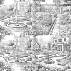 Formal Garden Coloring Book - CraftNest - Digital Crafting and Art
