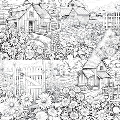 Farmers Garden Coloring Book 2 - CraftNest - Digital Crafting and Art