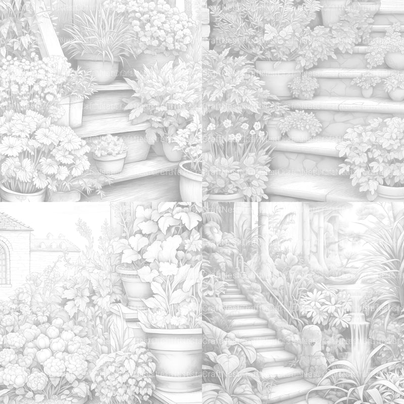 Herb Garden Coloring Book - CraftNest - Digital Crafting and Art