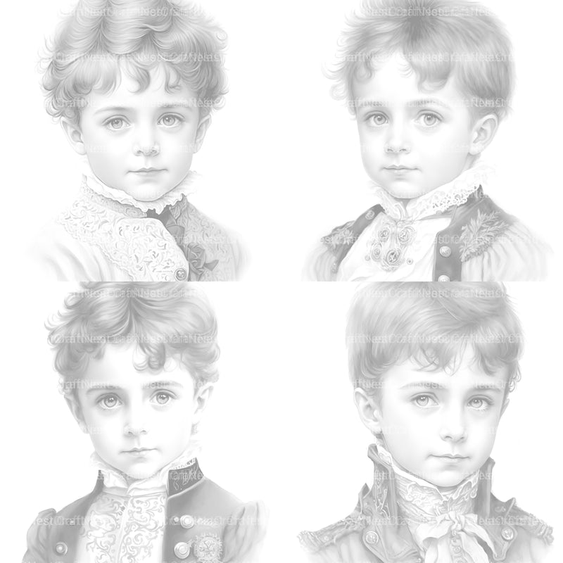 Victorian Man Coloring Book - CraftNest - Digital Crafting and Art