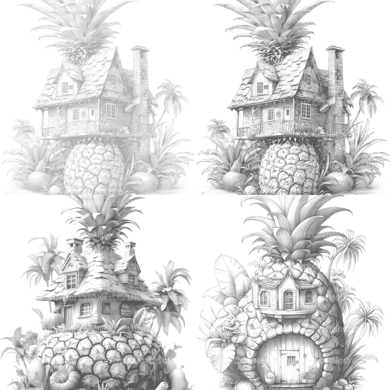 Fairy House Coloring Book - CraftNest - Digital Crafting and Art