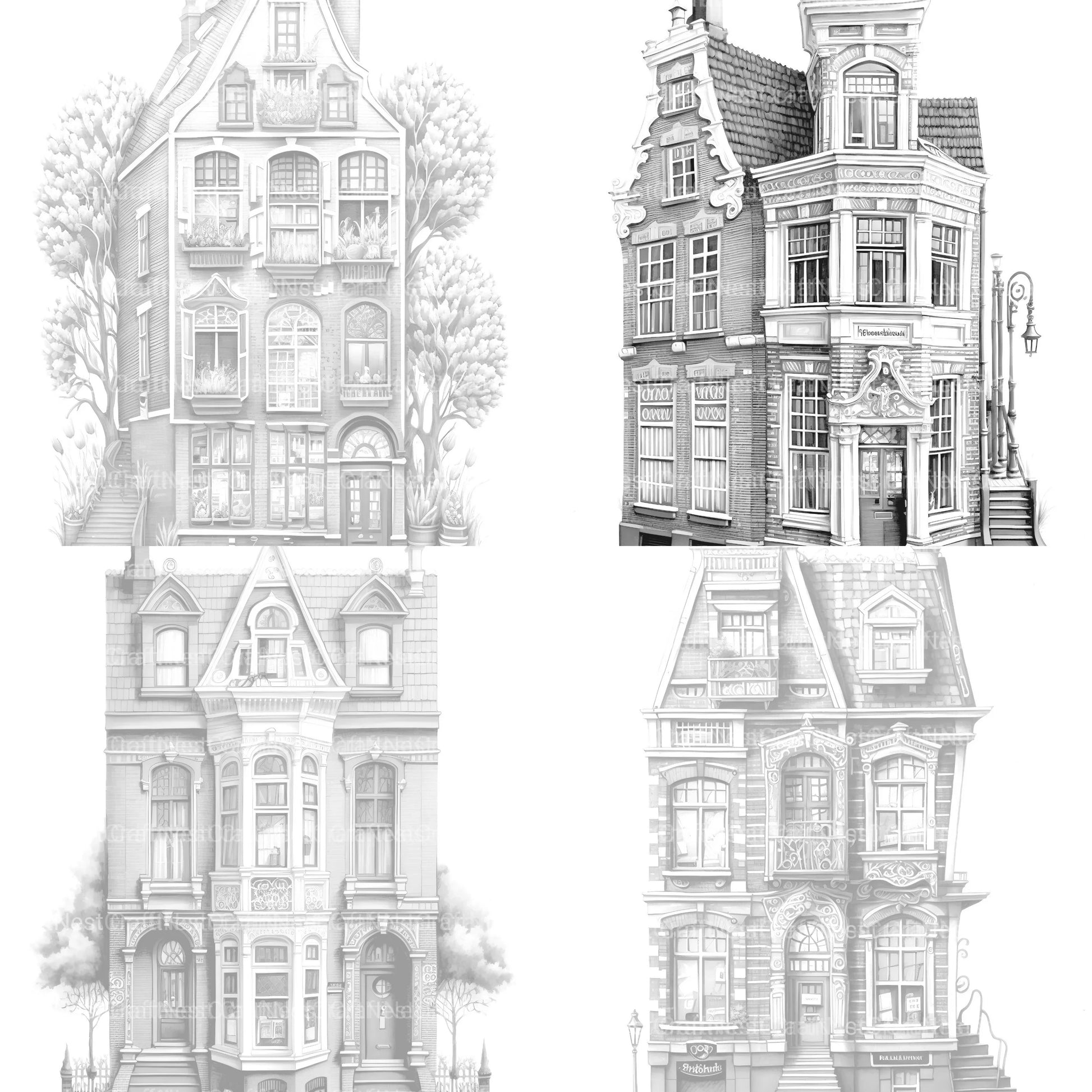 Brazilian Tiny House Coloring Book - CraftNest - Digital Crafting and Art