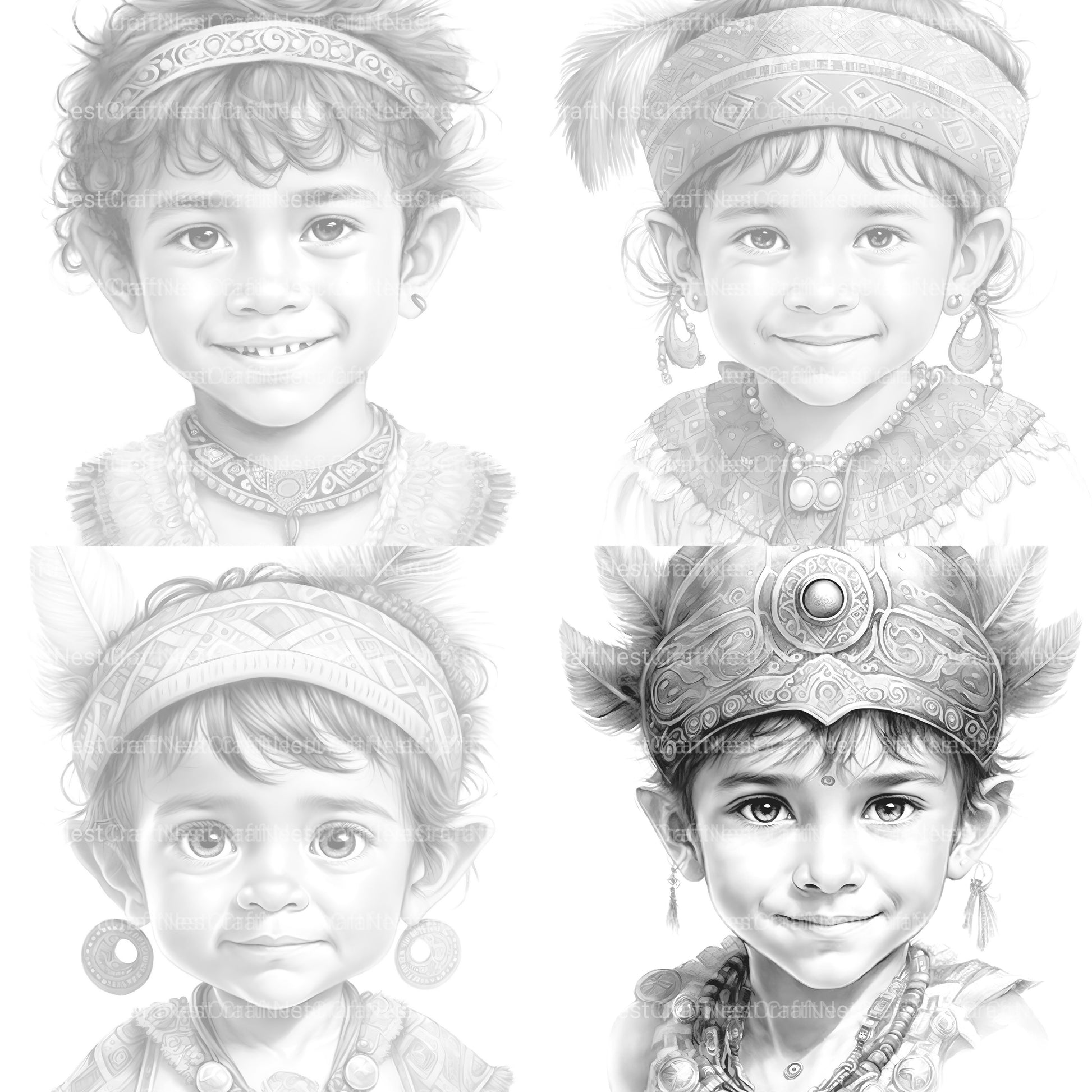 Princess Coloring Book - CraftNest - Digital Crafting and Art