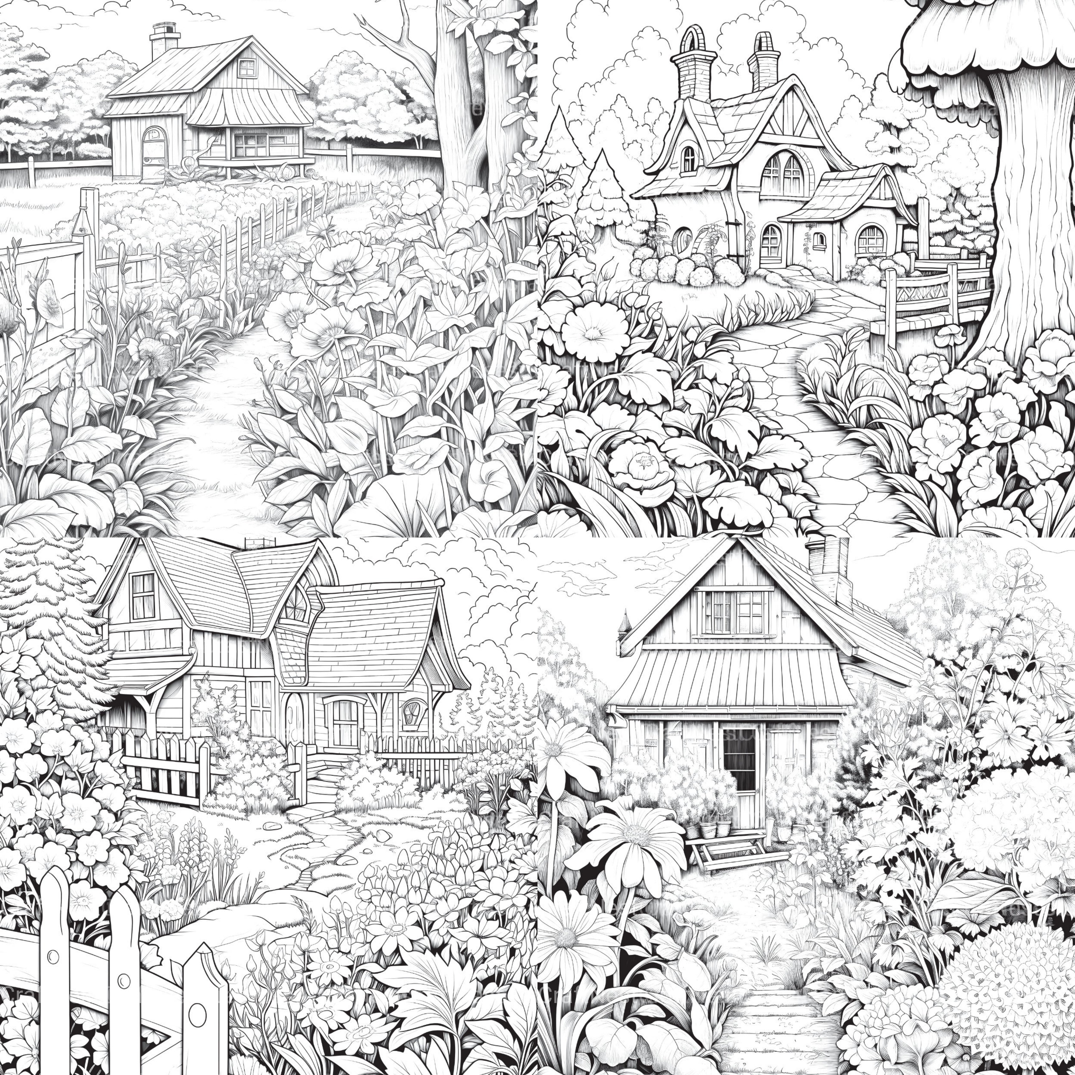 Farmers Garden Coloring Book 2 - CraftNest - Digital Crafting and Art