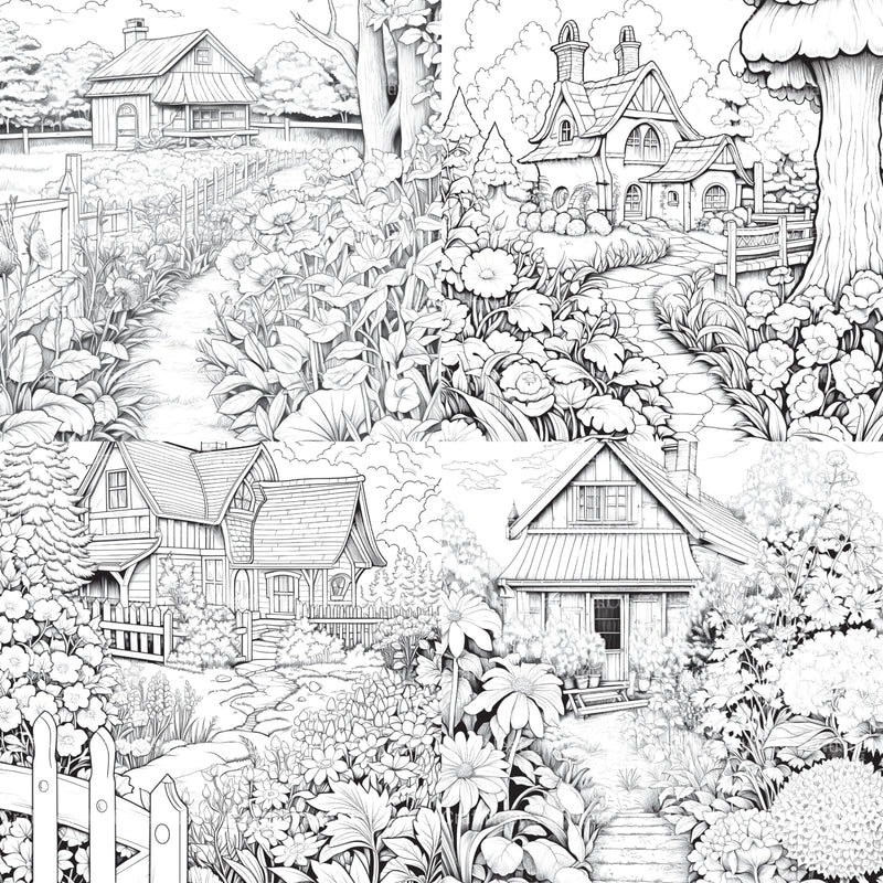 Farmers Garden Coloring Book 2 - CraftNest - Digital Crafting and Art