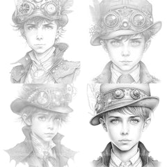 Young Woman Coloring Book - CraftNest - Digital Crafting and Art