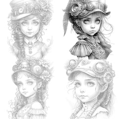 Victorian Boy Coloring Book - CraftNest - Digital Crafting and Art