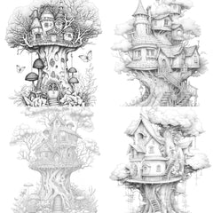 Treehouse Coloring Book 2 - CraftNest - Digital Crafting and Art