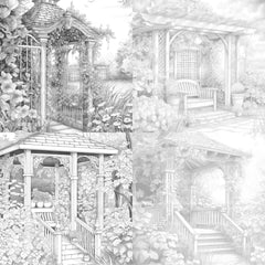 Garden Arbor Coloring Book - CraftNest - Digital Crafting and Art
