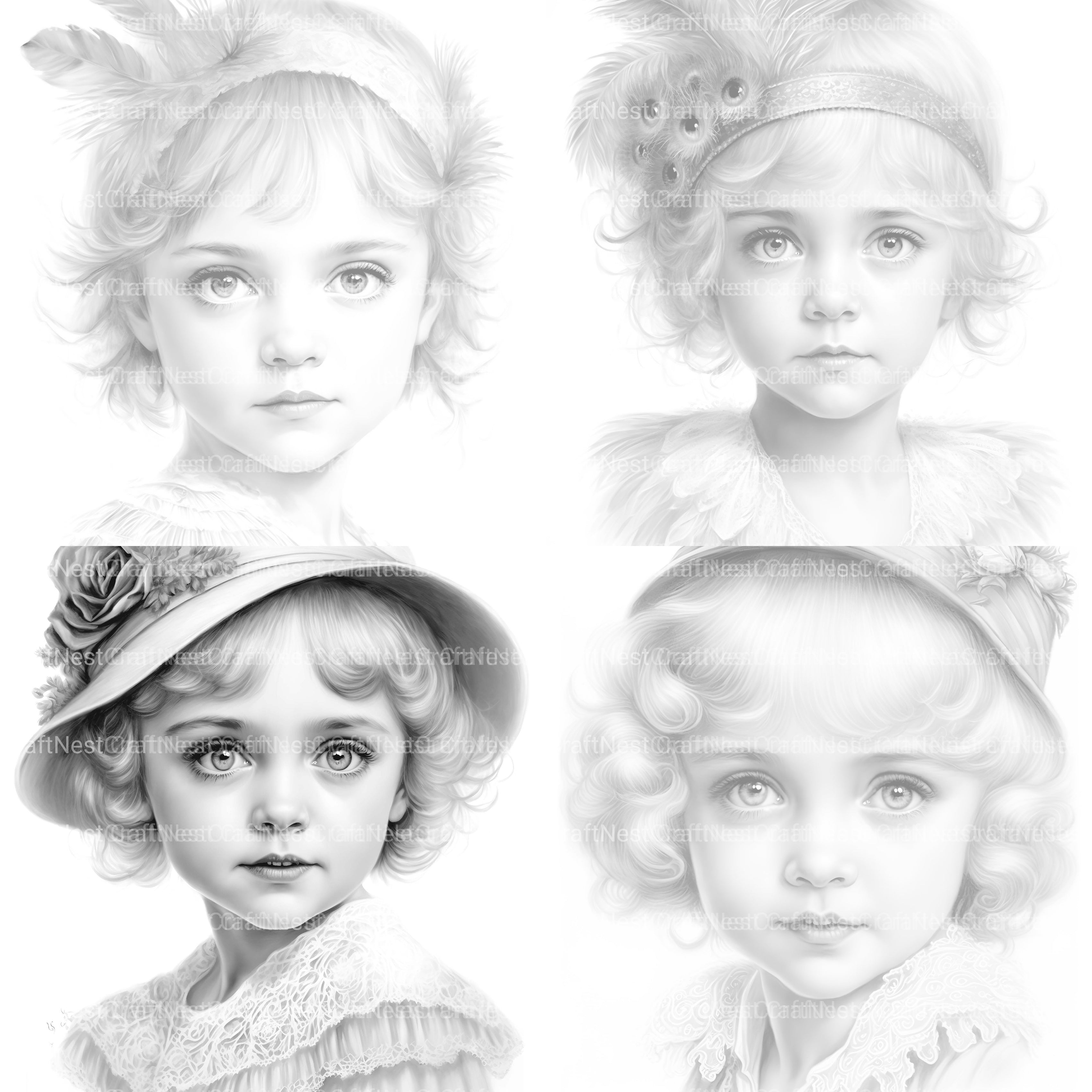 Cyborg Girl Coloring Book - CraftNest - Digital Crafting and Art