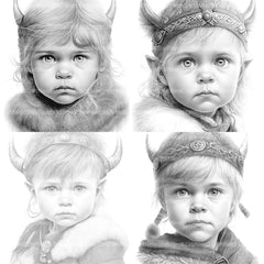 Winter Girl Coloring Book 2 - CraftNest - Digital Crafting and Art