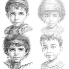 Cute Girl Coloring Book - CraftNest - Digital Crafting and Art