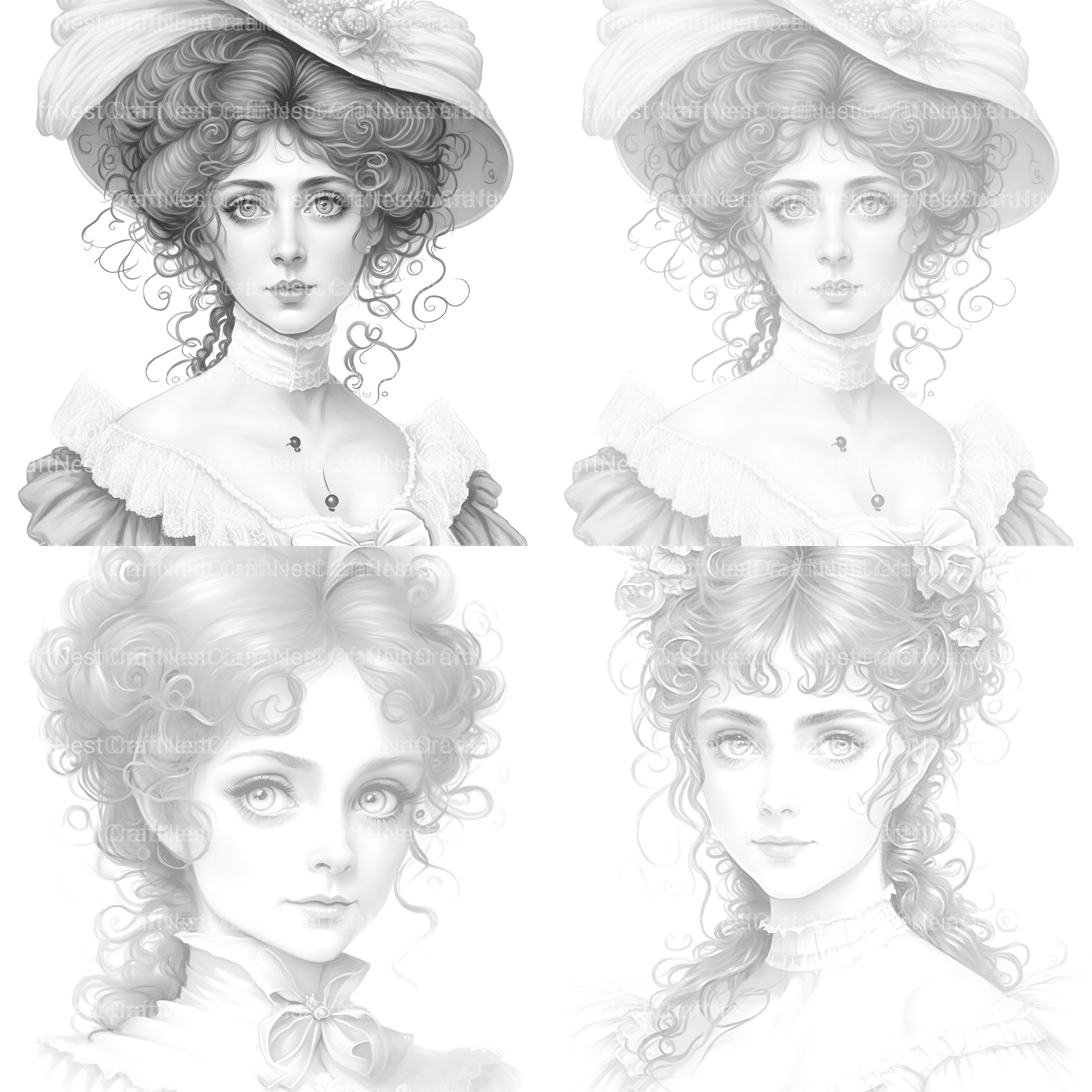 Viking Girl Coloring Book - CraftNest - Digital Crafting and Art