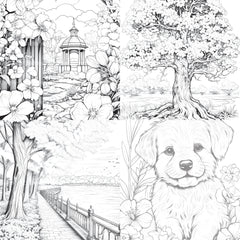 Springtime Garden Coloring Book - CraftNest - Digital Crafting and Art
