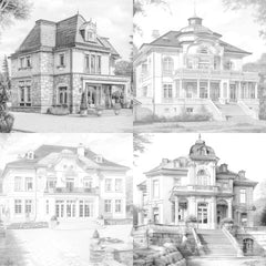 Luxurious Villas Coloring Book - CraftNest - Digital Crafting and Art