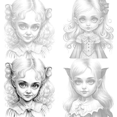 Little Witch Coloring Book - CraftNest - Digital Crafting and Art