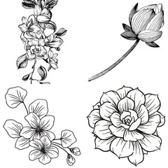Floral Coloring Book - CraftNest - Digital Crafting and Art