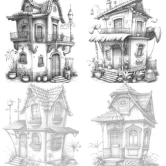 Chile Tiny House Coloring Book - CraftNest - Digital Crafting and Art