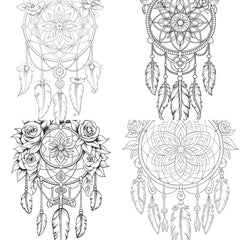 Dreamcatcher Coloring Book - CraftNest - Digital Crafting and Art
