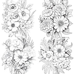 Flower Coloring Book 2 - CraftNest - Digital Crafting and Art