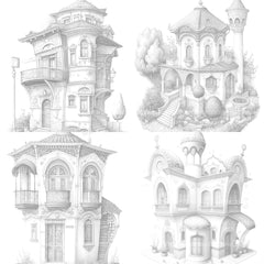 Turkish Tiny House Coloring Book - CraftNest - Digital Crafting and Art