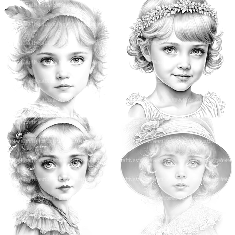 Cyborg Girl Coloring Book - CraftNest - Digital Crafting and Art