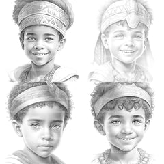 Cute Girl Coloring Book - CraftNest - Digital Crafting and Art