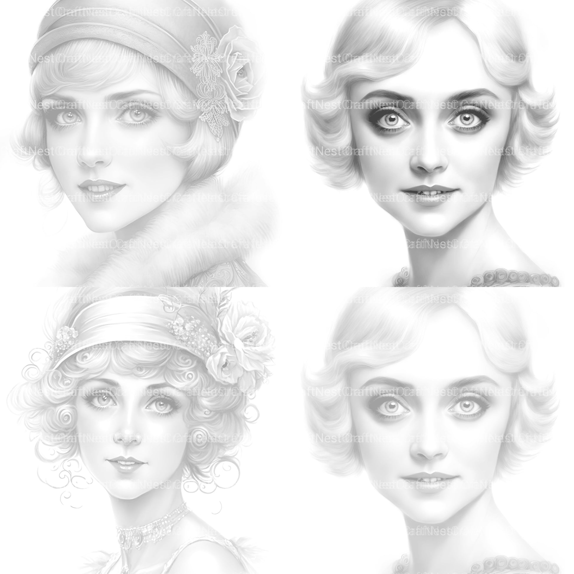 Brides Coloring Book - CraftNest - Digital Crafting and Art