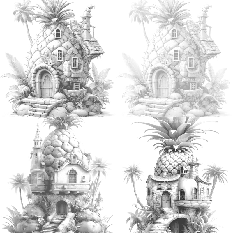 Fairy House Coloring Book - CraftNest - Digital Crafting and Art