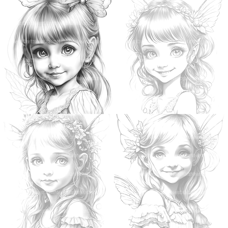 Flower Princess Coloring Book - CraftNest - Digital Crafting and Art