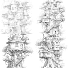Treehouse Coloring Book 2 - CraftNest - Digital Crafting and Art