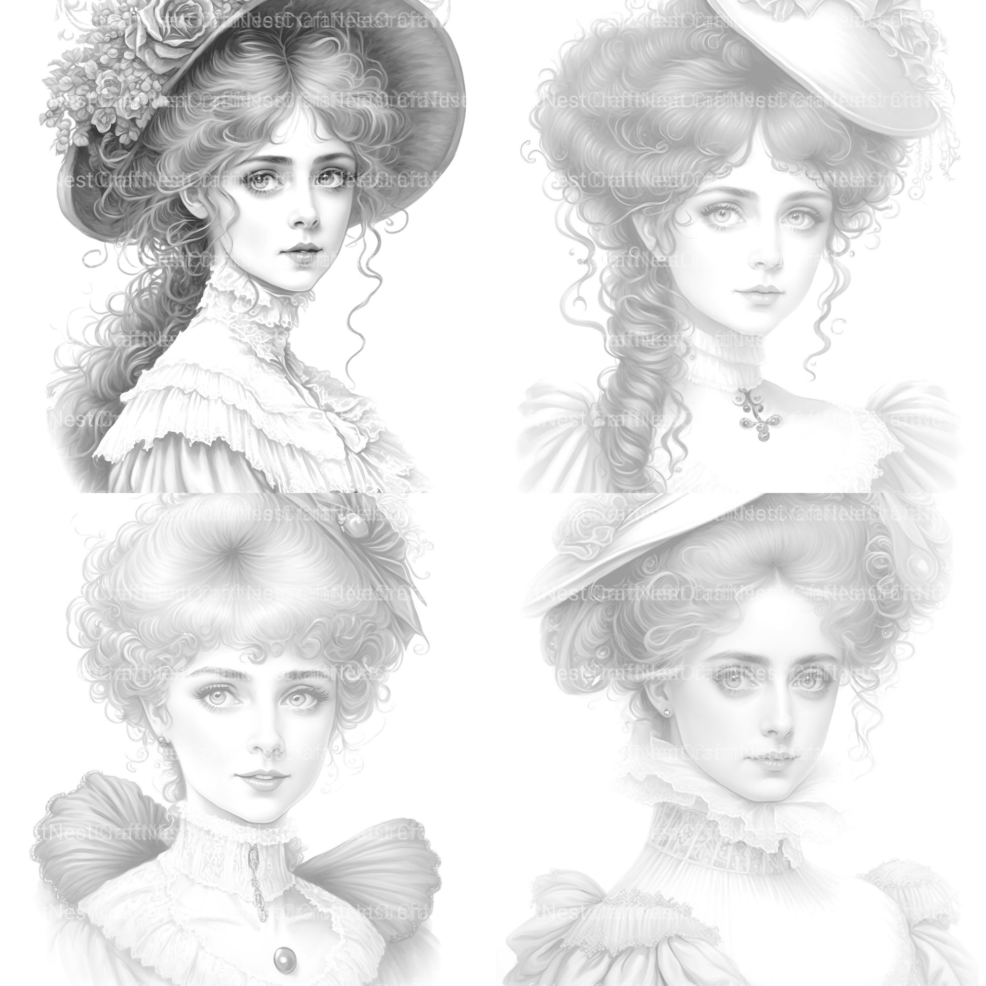 Viking Girl Coloring Book - CraftNest - Digital Crafting and Art