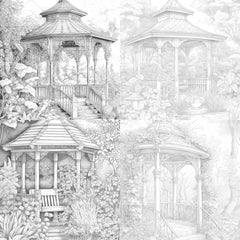 Garden Arbor Coloring Book - CraftNest - Digital Crafting and Art