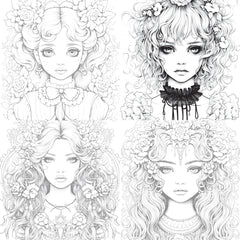 Little Princess Coloring Book - CraftNest - Digital Crafting and Art