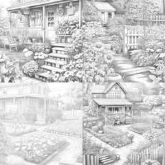 Farmers Garden Coloring Book - CraftNest - Digital Crafting and Art