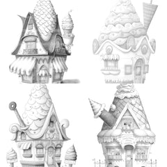 Ice Cream House Coloring Book - CraftNest - Digital Crafting and Art