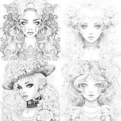 Little Princess Coloring Book - CraftNest - Digital Crafting and Art