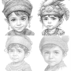 Princess Coloring Book - CraftNest - Digital Crafting and Art