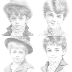 Victorian Man Coloring Book - CraftNest - Digital Crafting and Art